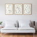 Art Set Sylvie Natural 3 Piece Set 18x24 5