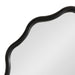 Scallop Mirror Black 30x30 3