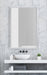 Rectangle Mirror White 24x36 6