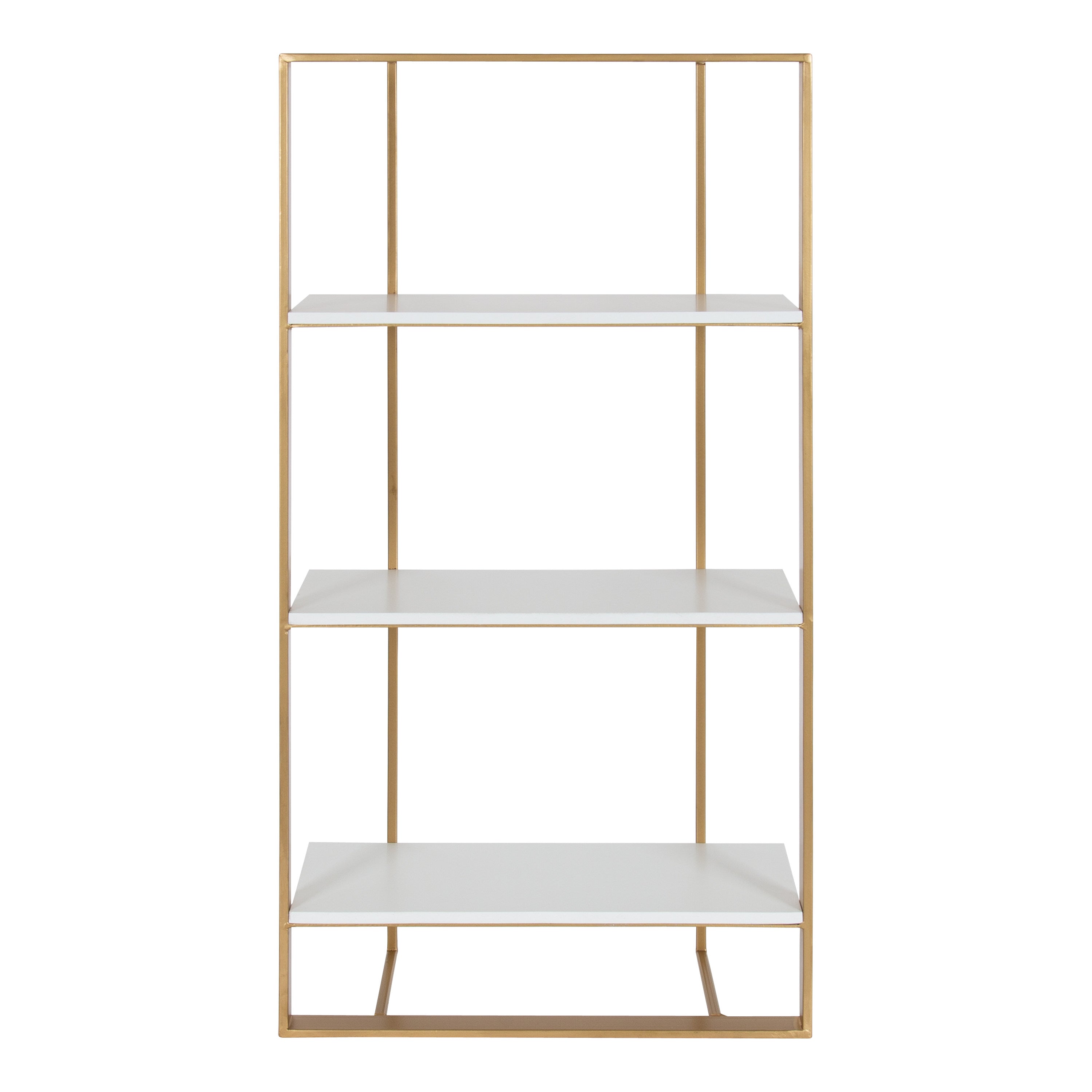 Accent Shelf 15x32 White Gold 3