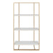 Accent Shelf 15x32 White Gold 3