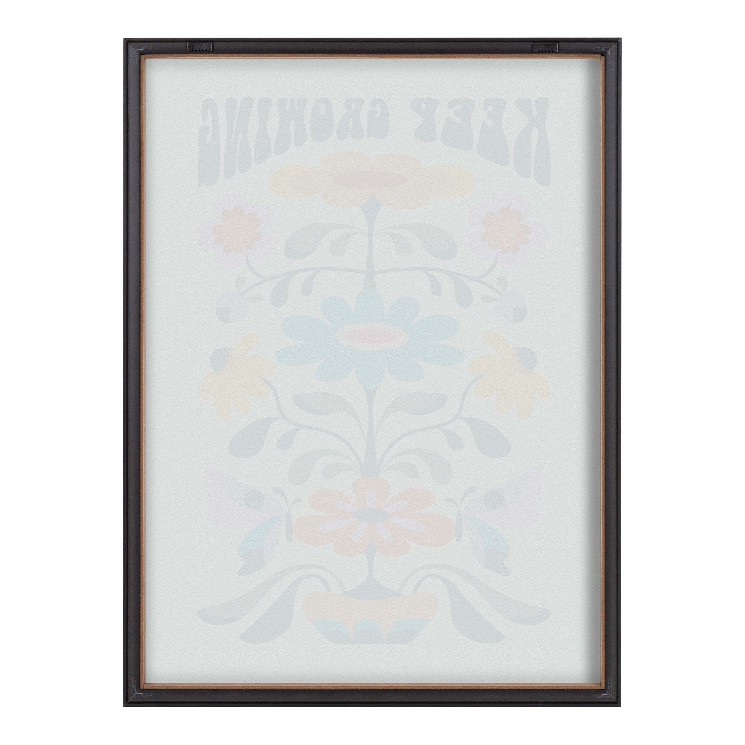 Blake Keep Growing Framed Printed Glass by Rachel Lee of My Dream Wall
