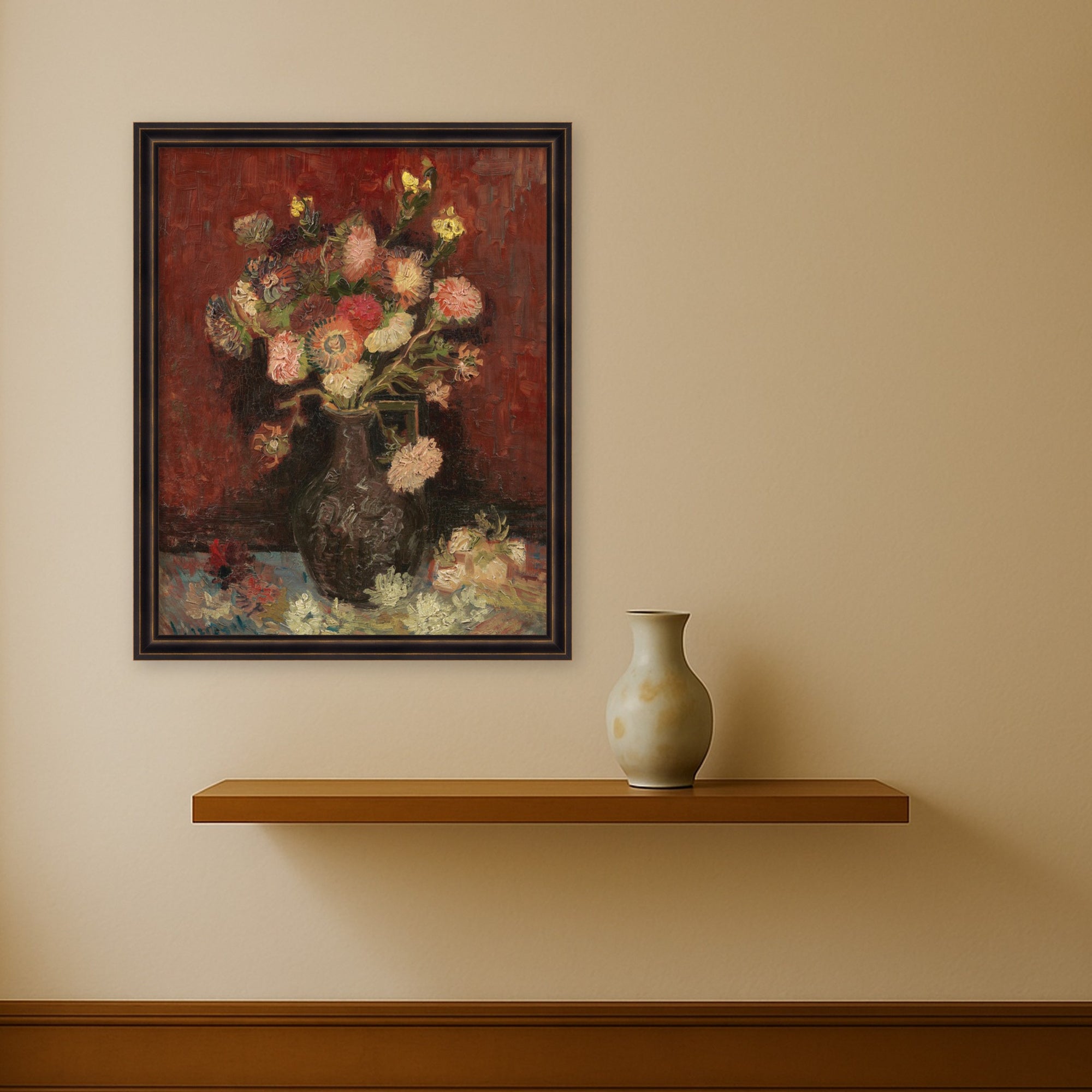 Mounted Canvas 18 x 22 Dark Bronze Scoop 6