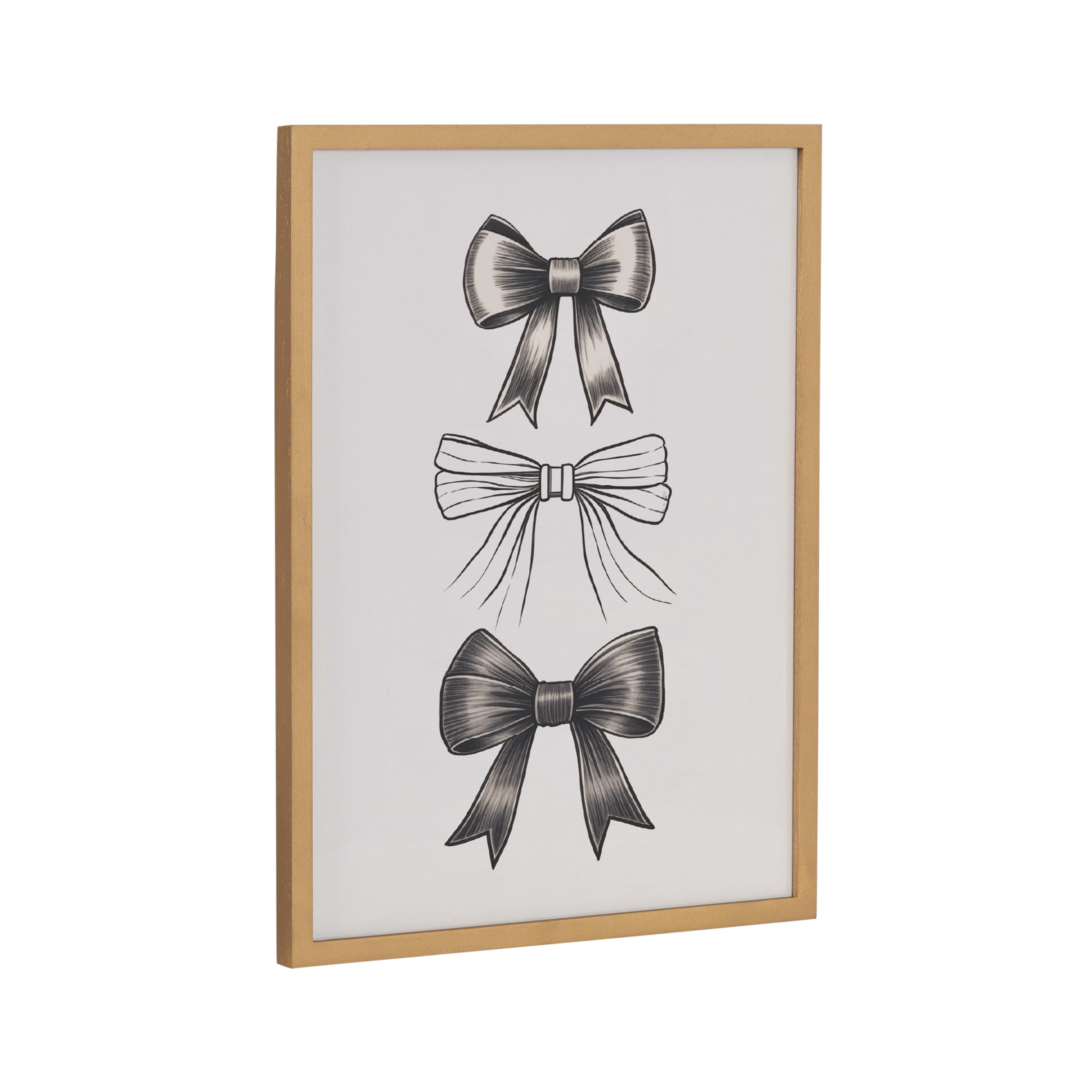 Gallery Coquette Preppy Retro Girly Black Bows Print by The Creative Bunch Studio