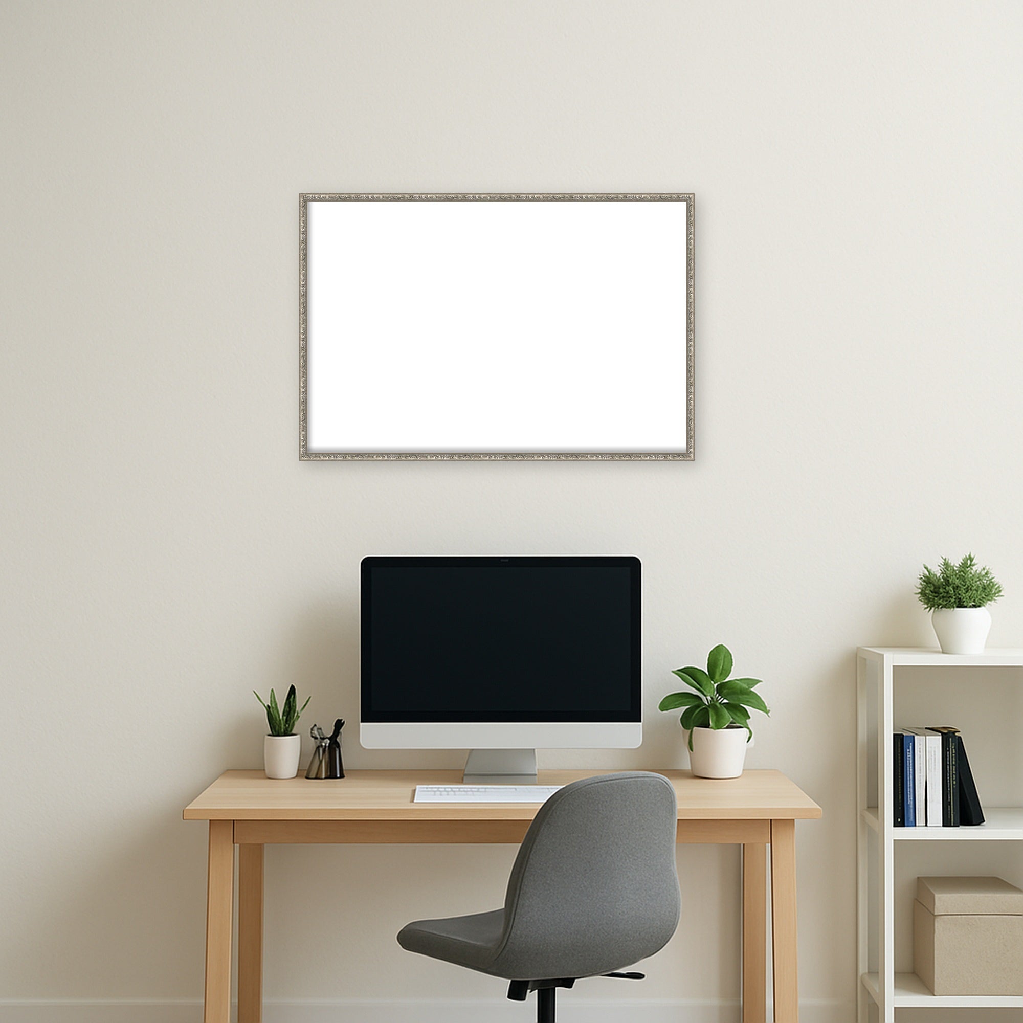 Dry Erase Board Belvedere Silver 25x37 6