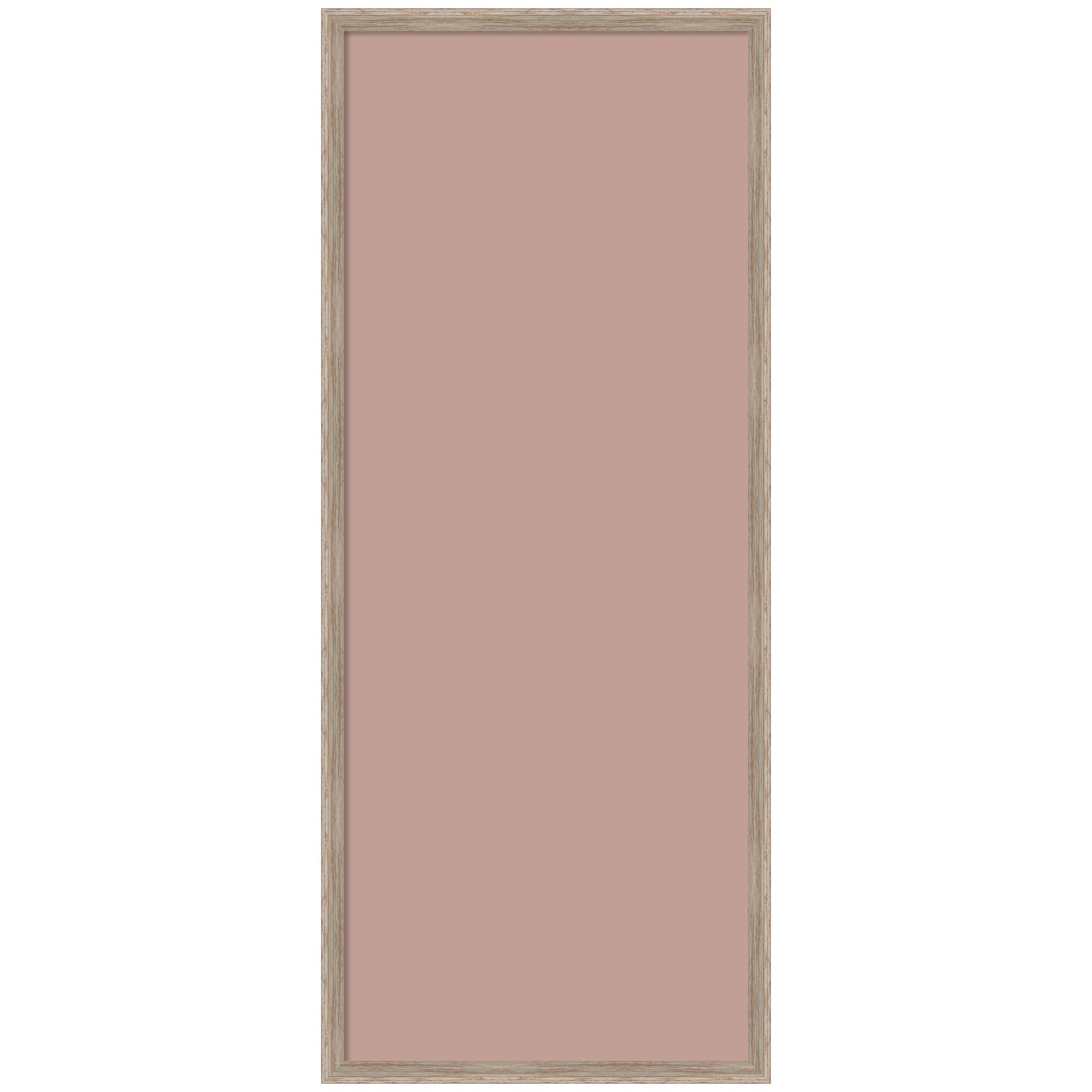 Framed Fabric Pinboard Blush Pink Clay Wall Organization