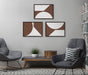 Art Set 3 Piece Set 18x24 Sylvie Walnut 6