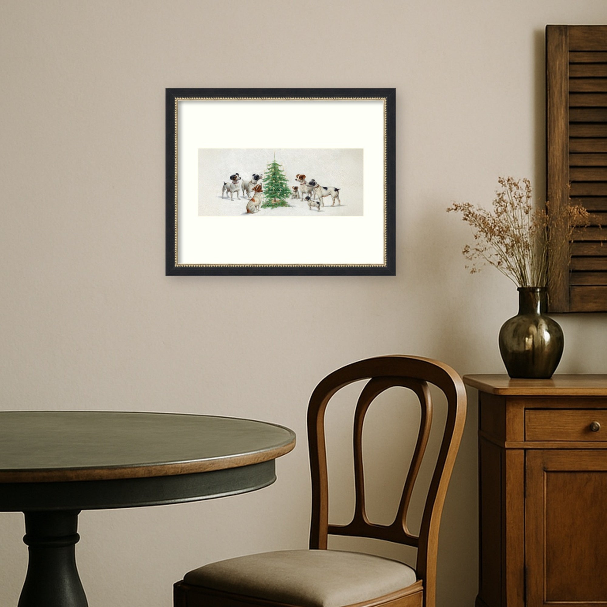 Framed Art Belmont Black 22x18 6
