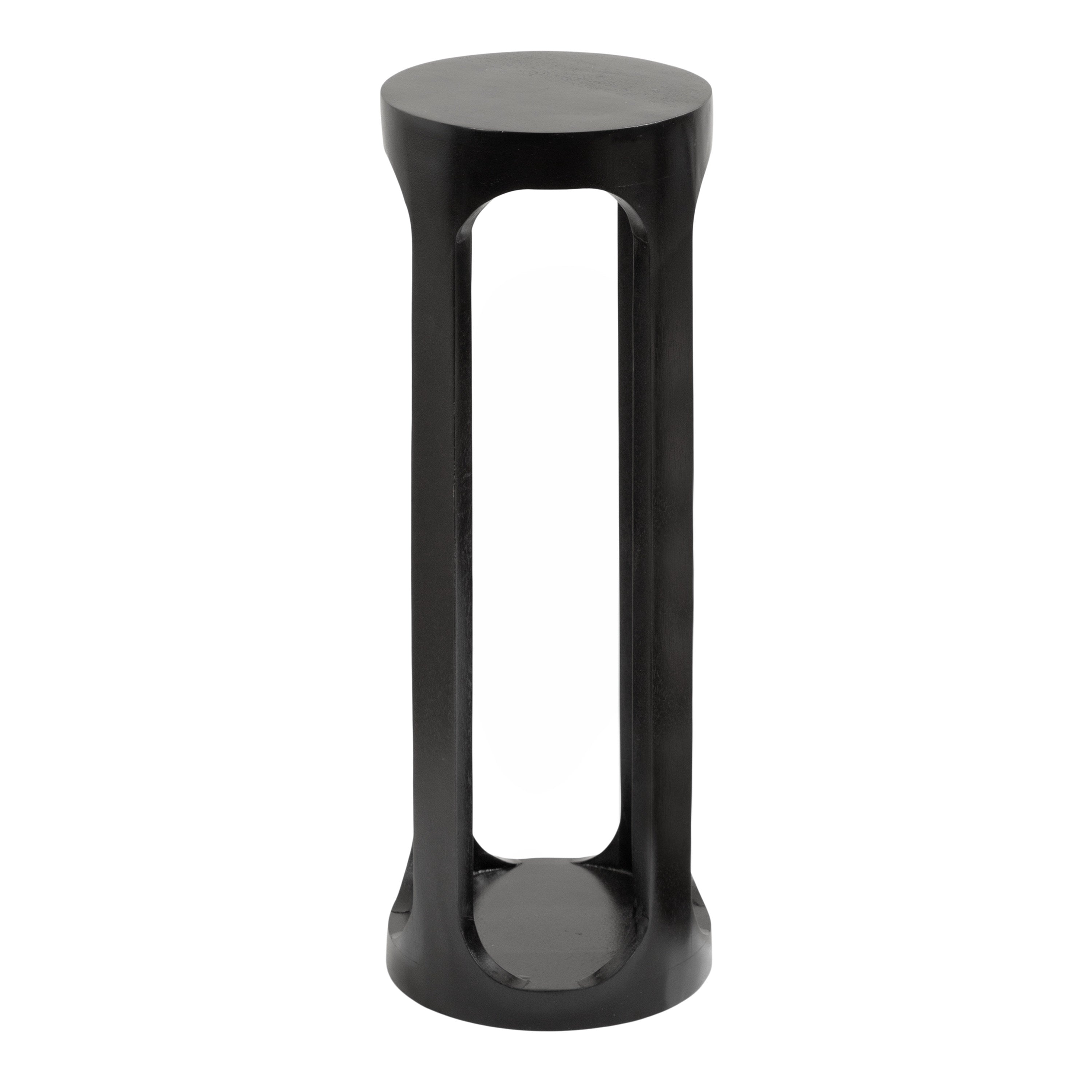 Drink Table Black 8x8x23 5