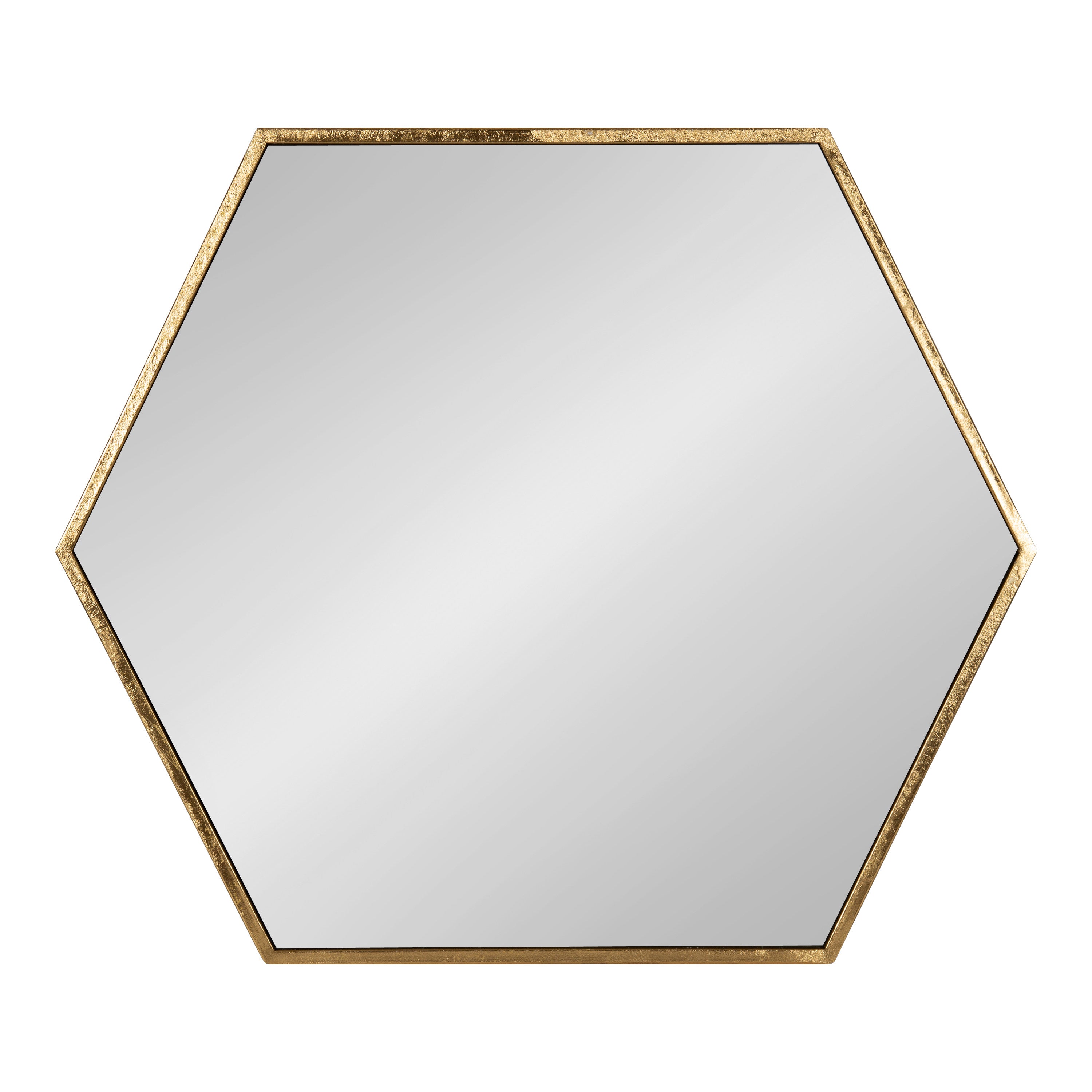 McNeer Hexagon Metal Wall Mirror