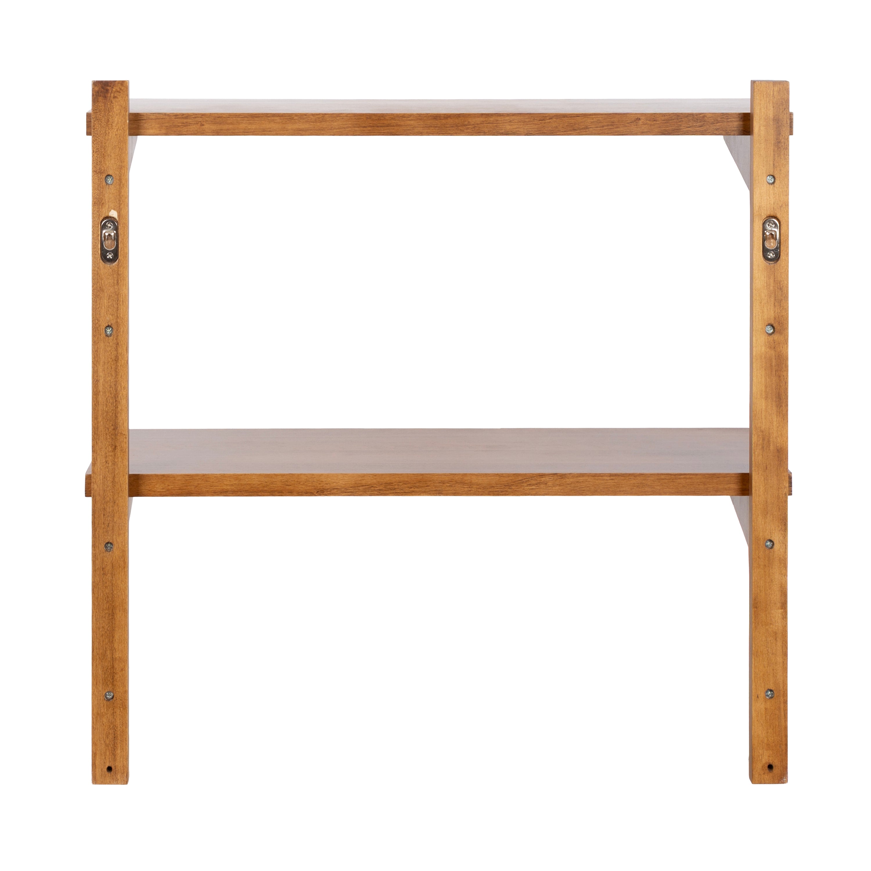 Accent Shelf Rustic Brown 24x12x24 4