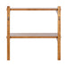 Accent Shelf Rustic Brown 24x12x24 4