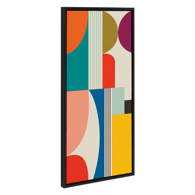 Framed Canvas Sylvie Black 18x40 2