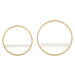 Floating Shelf White Gold 2 Piece 3