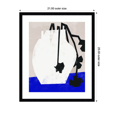 Framed Art Svelte Noir Black 21x25 2
