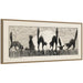 Framed Canvas 40x18 Sylvie Dark Gold 1
