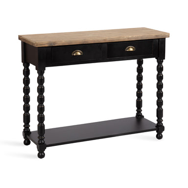Console Table Black 40x14x33 1