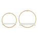 Floating Shelf White Gold 2 Piece 5