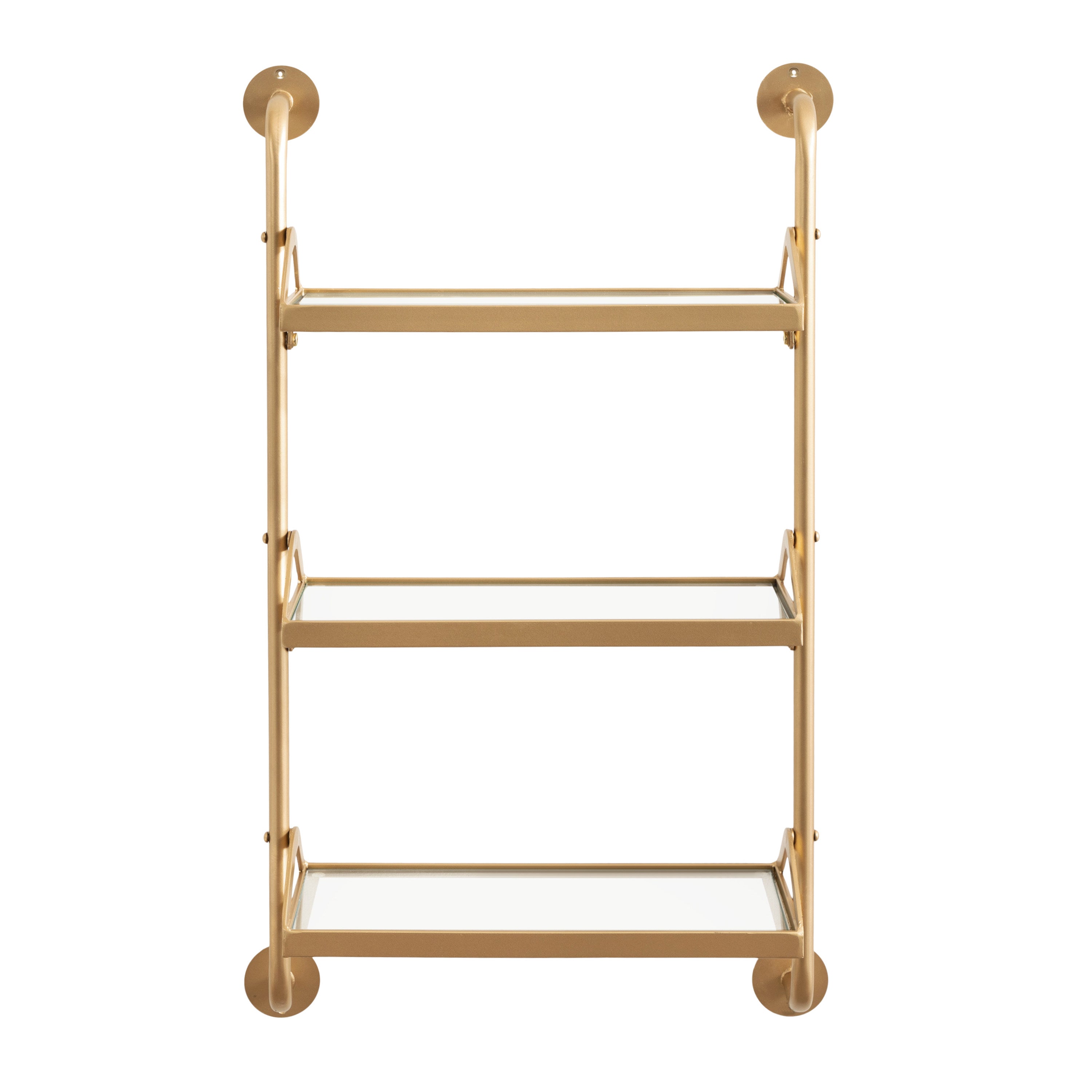 Accent Shelf Gold 18x6x30 5