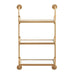 Accent Shelf Gold 18x6x30 5