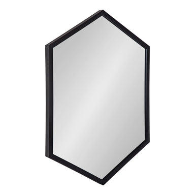 Hexagon Mirror Black 22x31 1