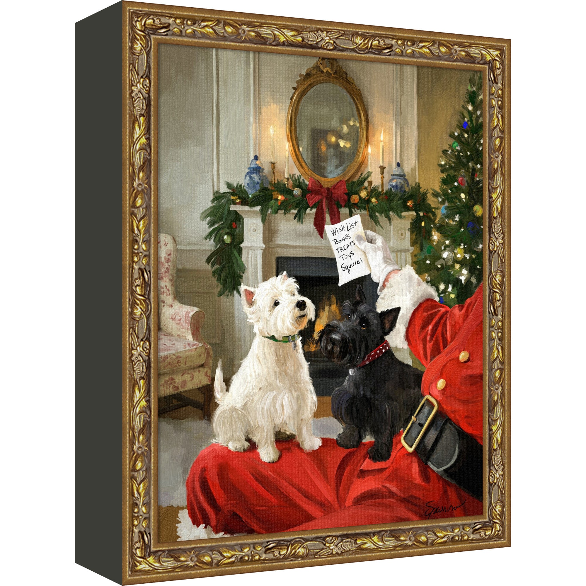 Mounted Canvas Belvedere Bronze 9x11 1