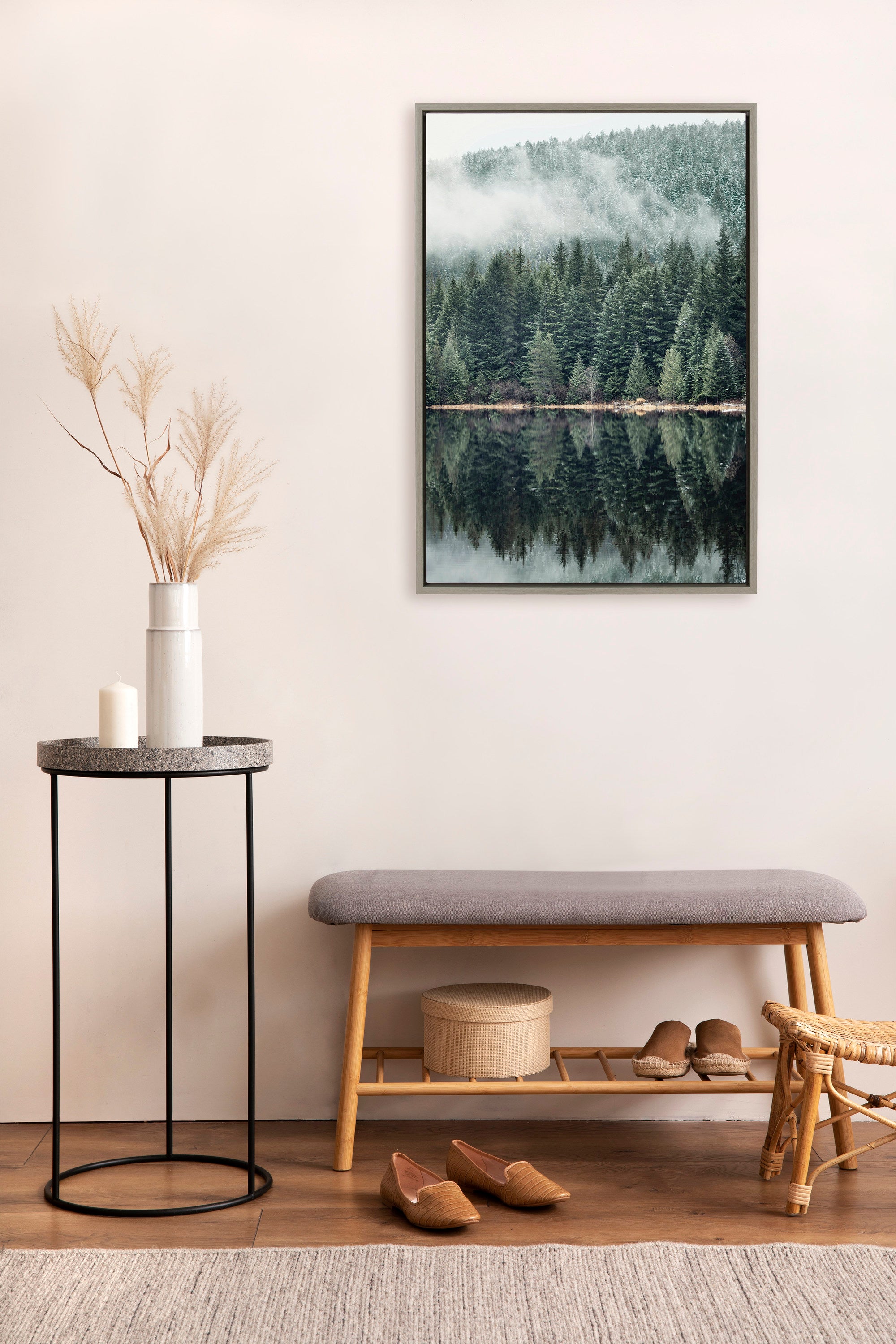 Framed Canvas 23x33 Sylvie Graywash 5