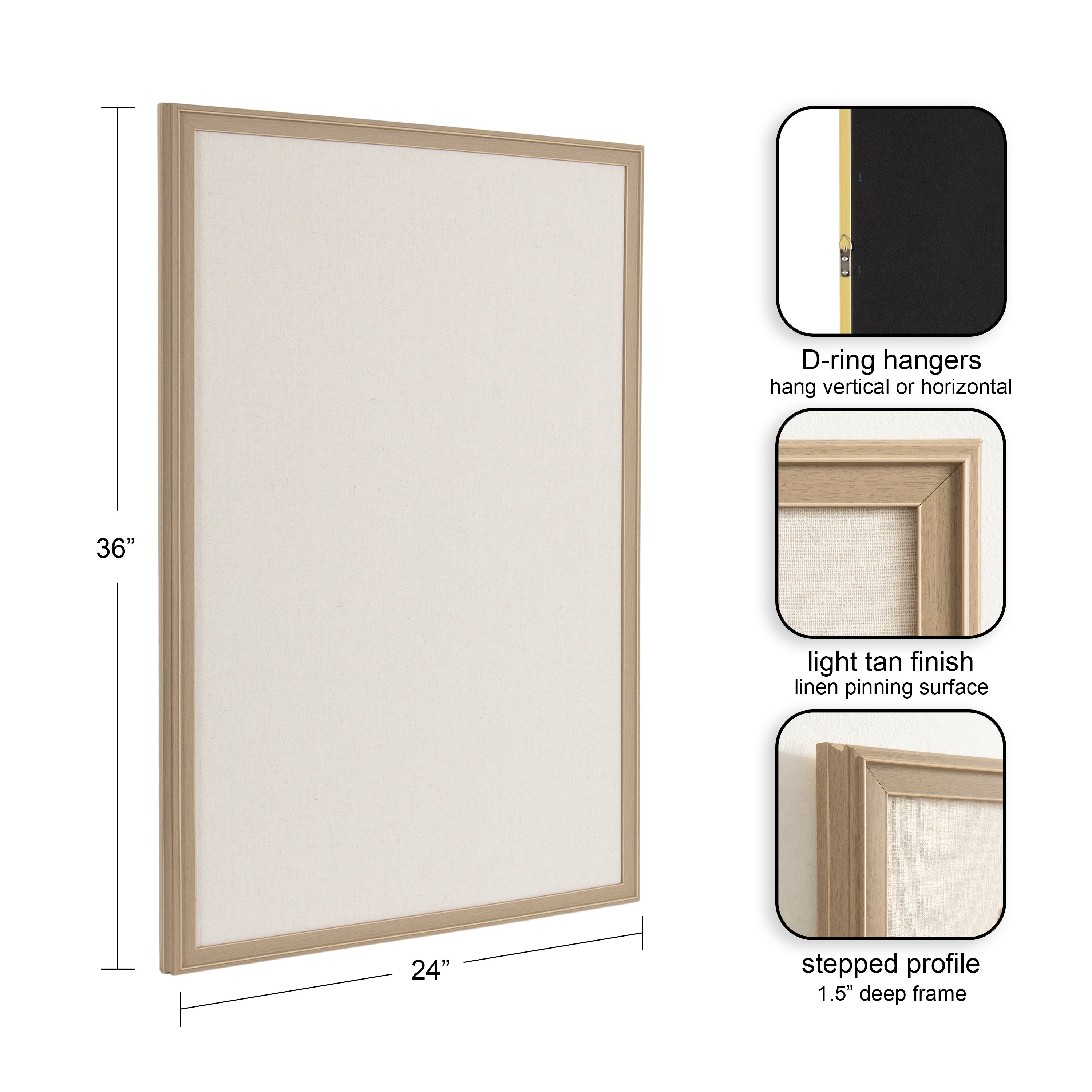 Oakhurst Rectangle Pinboard