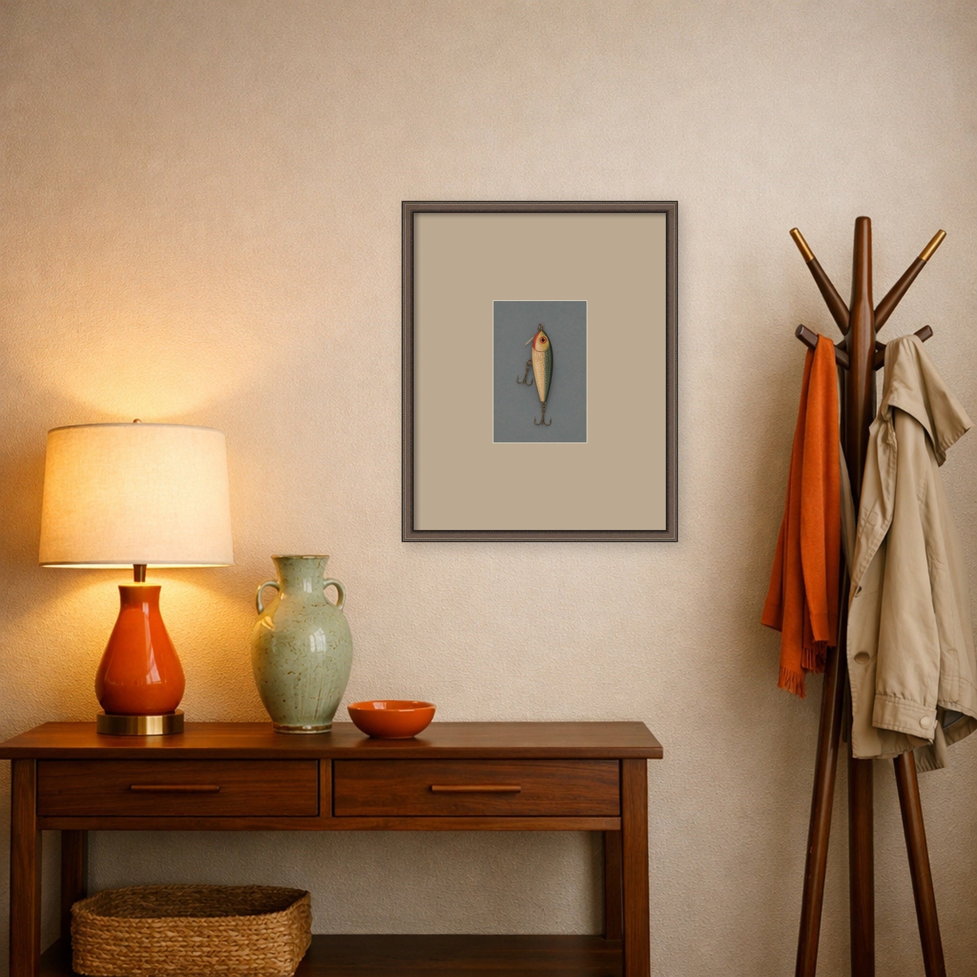 Framed Art 17 x 21 Cordelia Thin Bronze 6