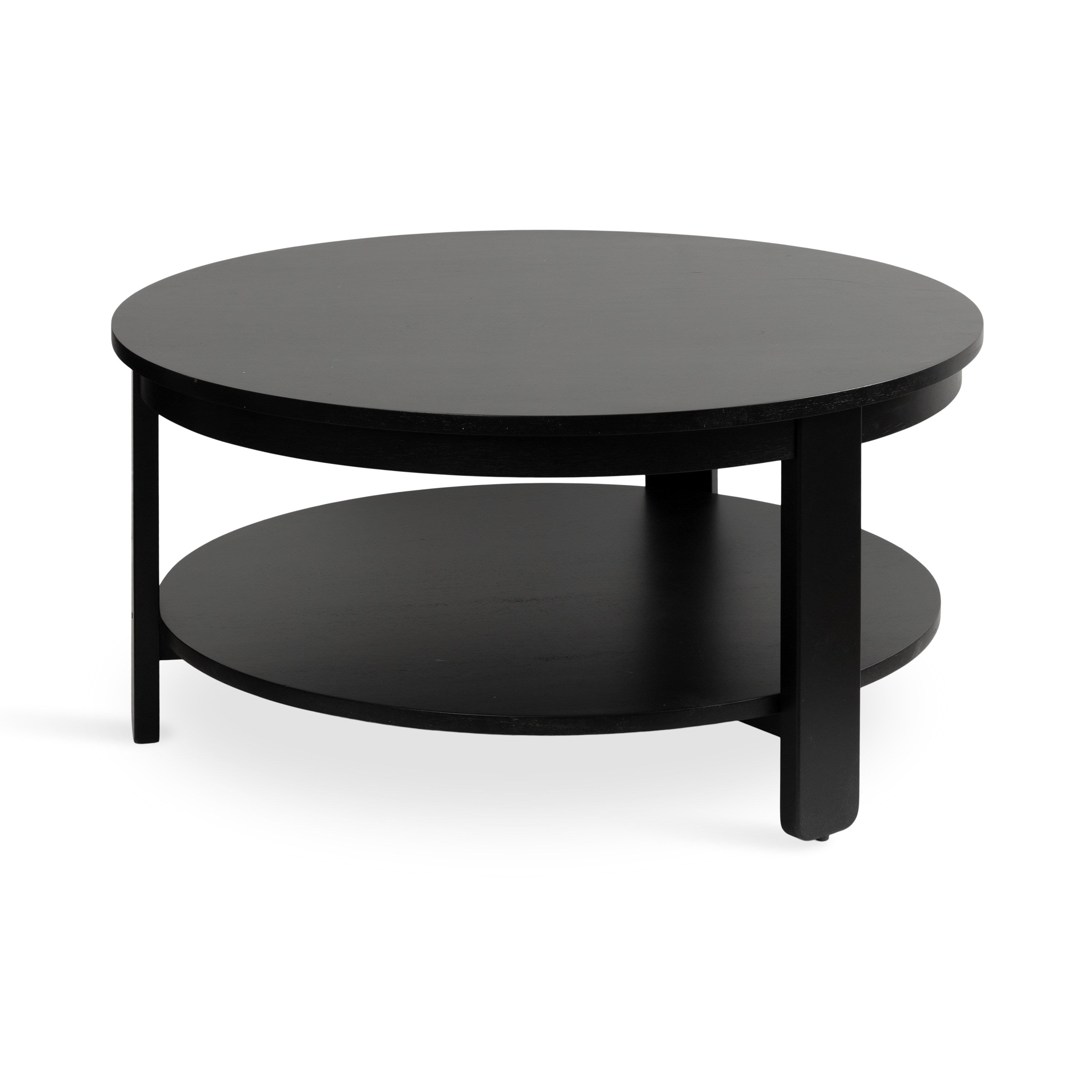 Coffee Table Black 34x34x17 1