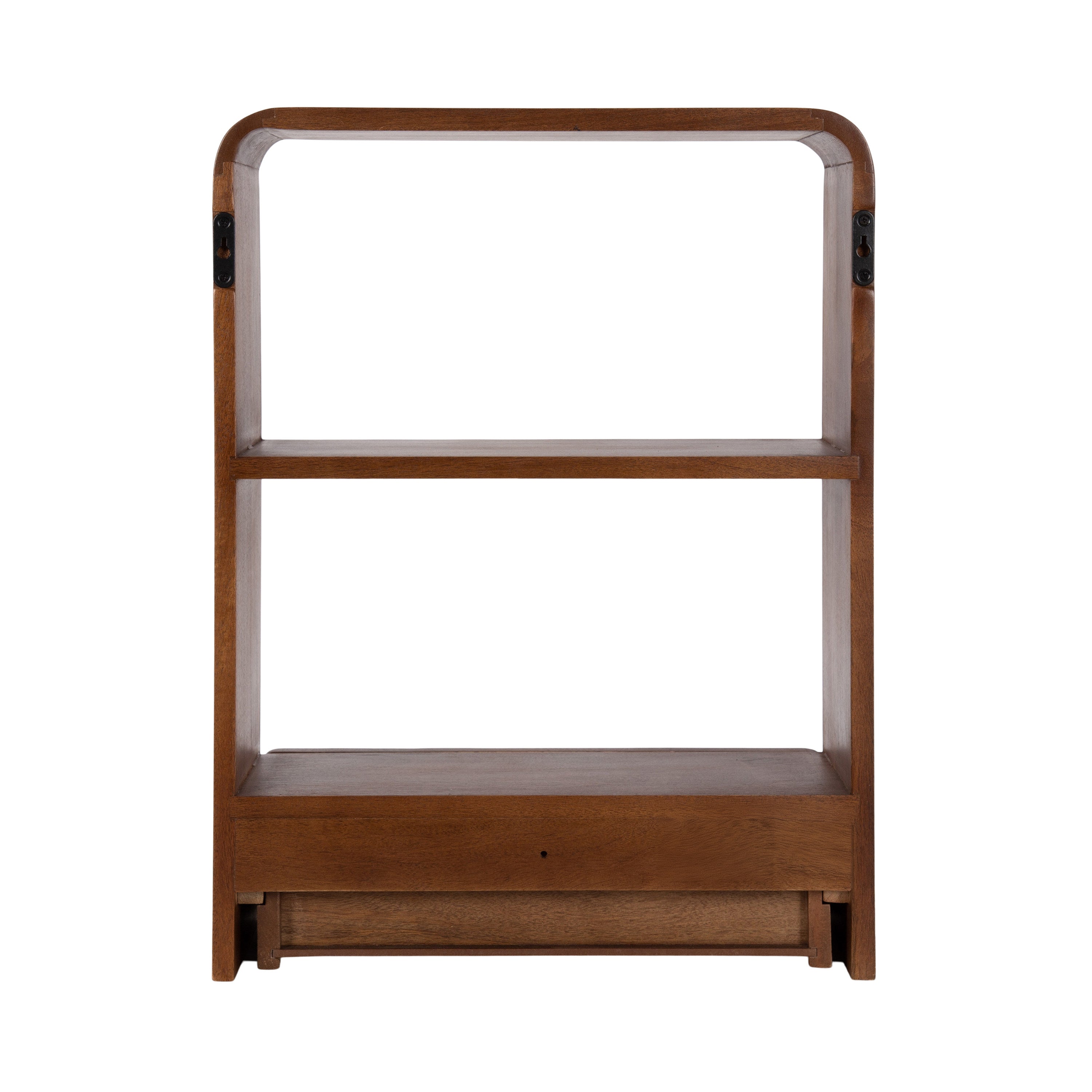 Functional Shelf Walnut Brown 18x24 4