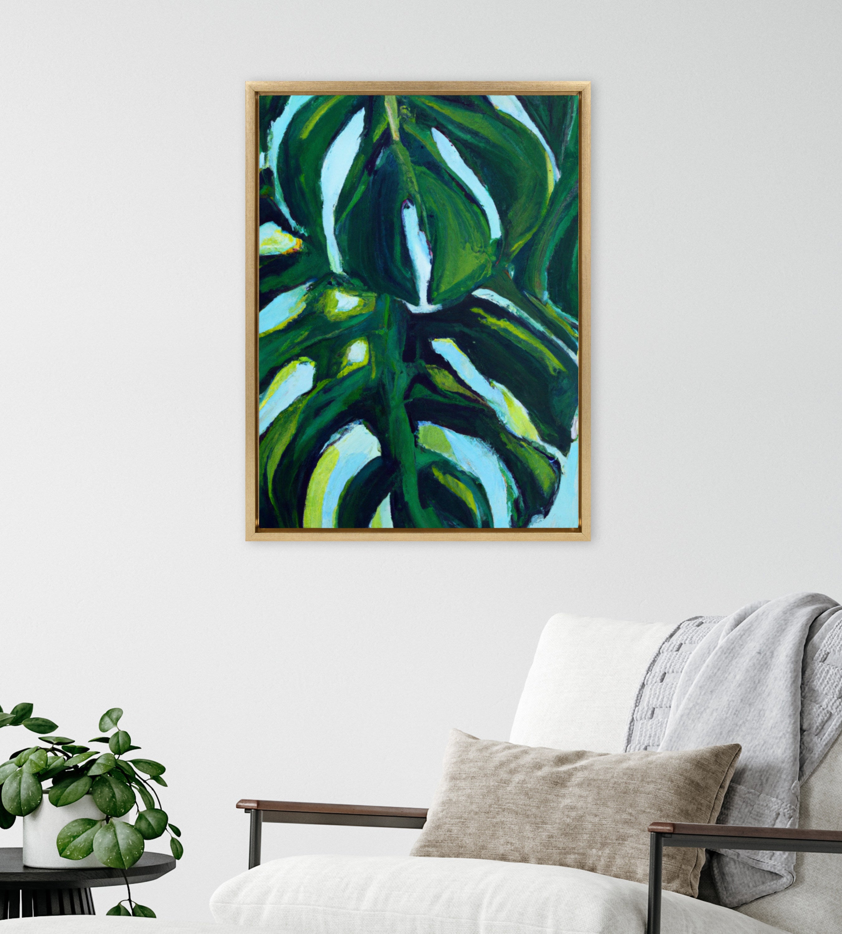 Framed Canvas 18x24 Sylvie Bright Gold 5