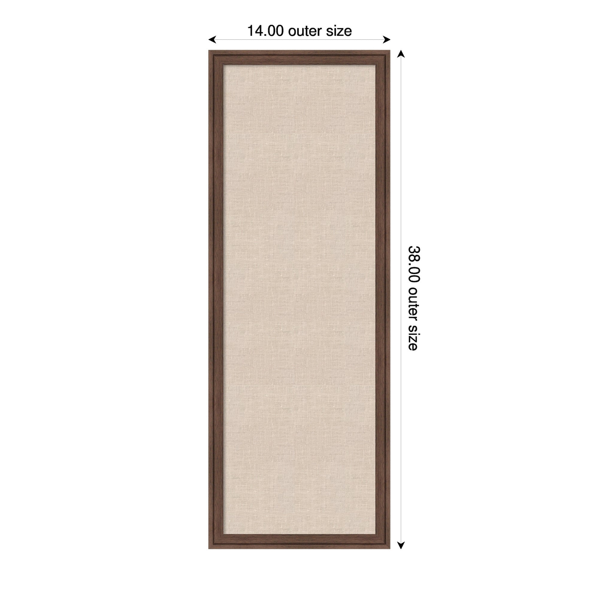 Magnetic Canvas 14x38 Florence Medium Brown 2