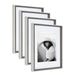 Wall Frame 11x14 matted to 8x10 Gray White 1