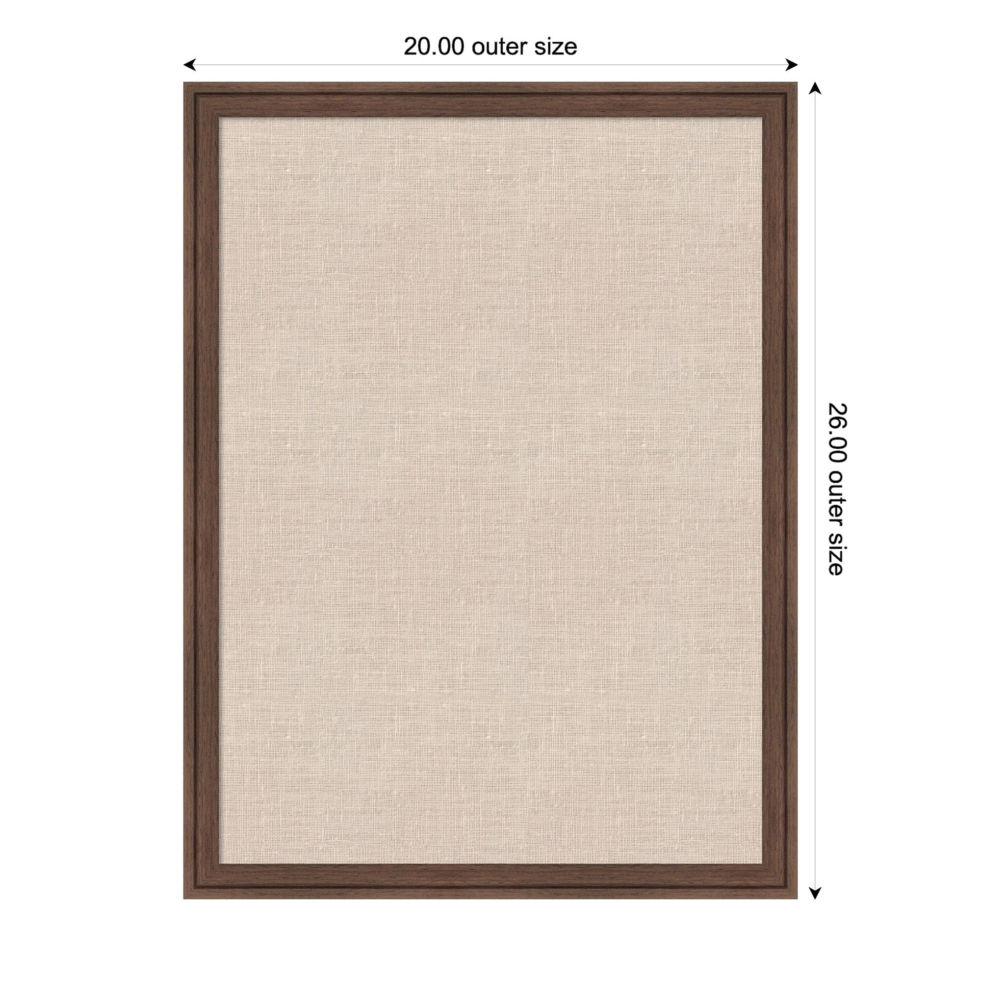 Pinboard 20x26 Florence Medium Brown 2