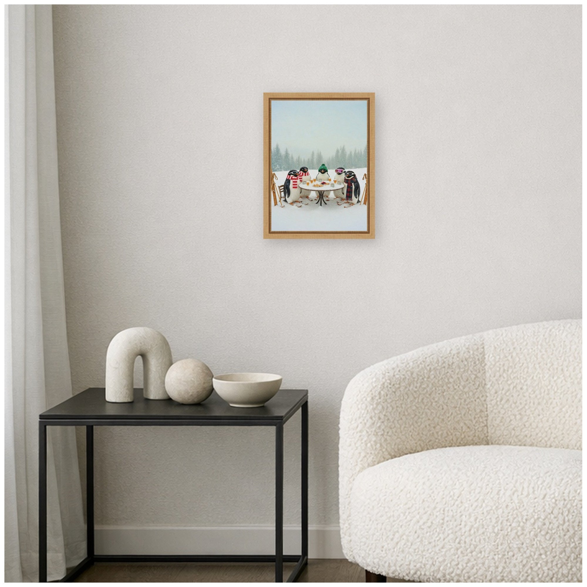 Framed Canvas Sylvie Natural 10x13 6