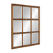 Windowpane Mirror Brown 26x32 2