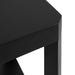 Side Table Black 12x12x28 3