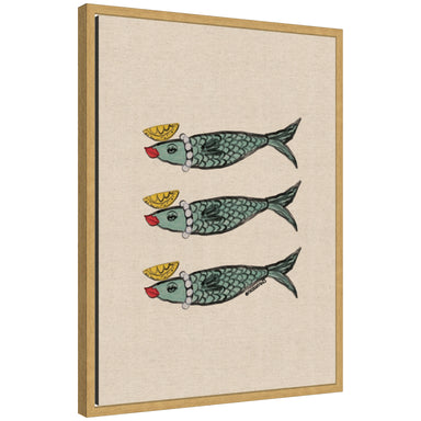 Framed Canvas Sylvie Bright Gold 18x24 1