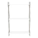 Accent Shelf 18x7x28 Silver White 3