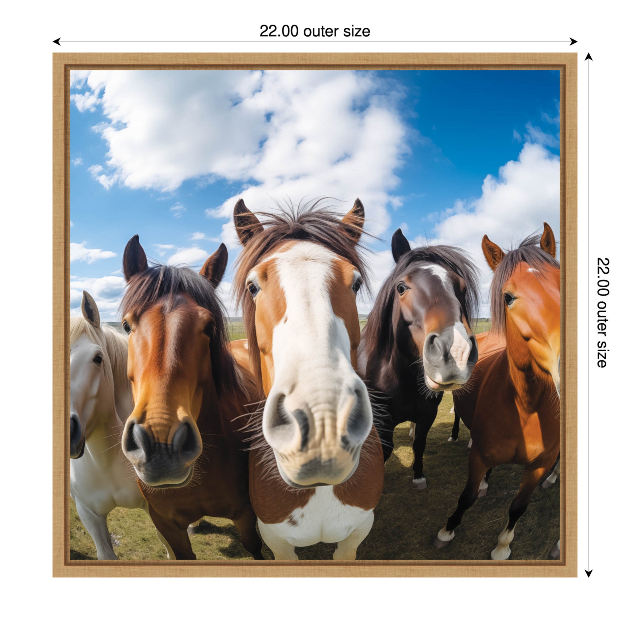 Funny Horse Selfie by The Creative Bunch Studio