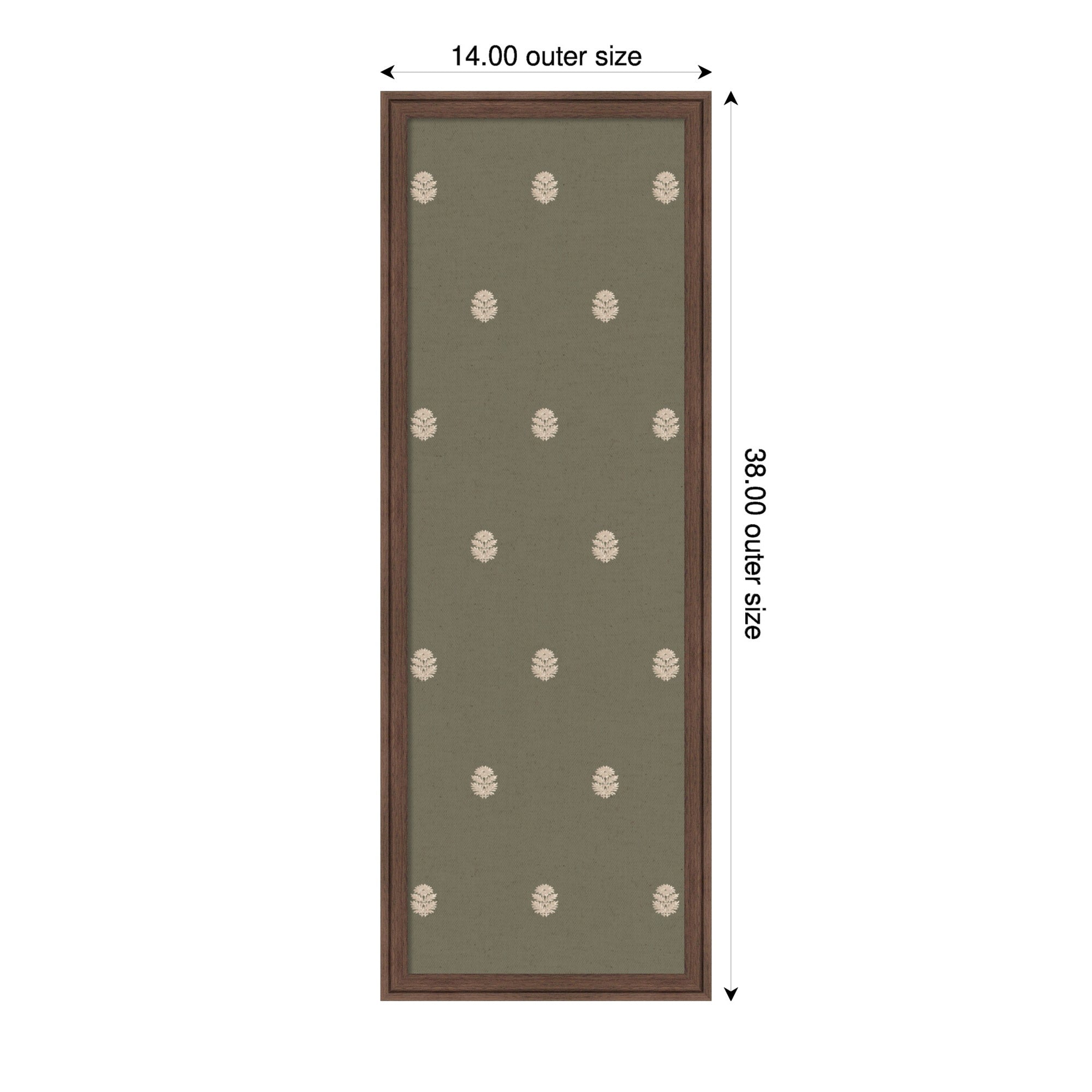Magnetic Canvas 14x38 Florence Medium Brown 2