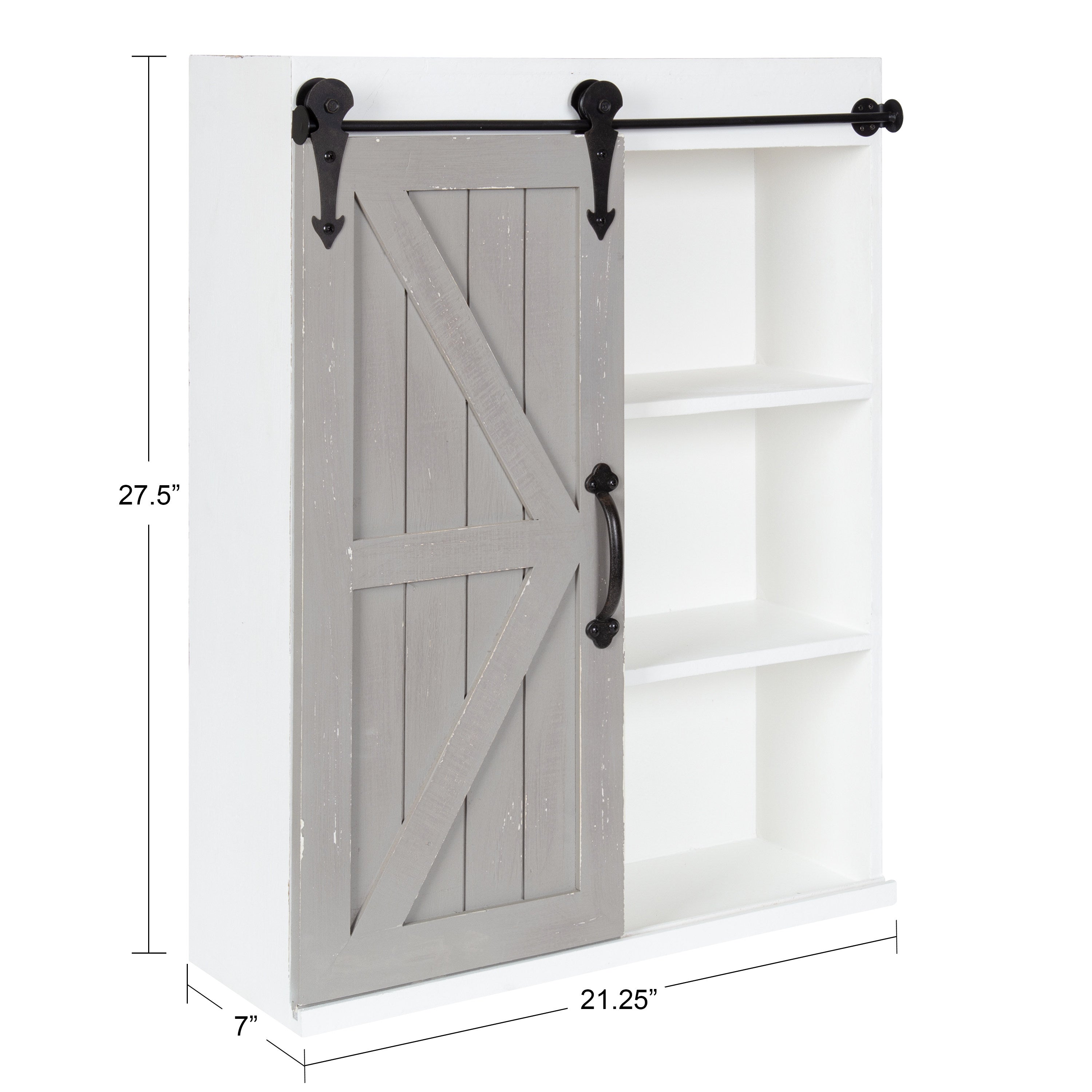 Cabinet White Gray 22x28 2