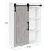 Cabinet White Gray 22x28 2