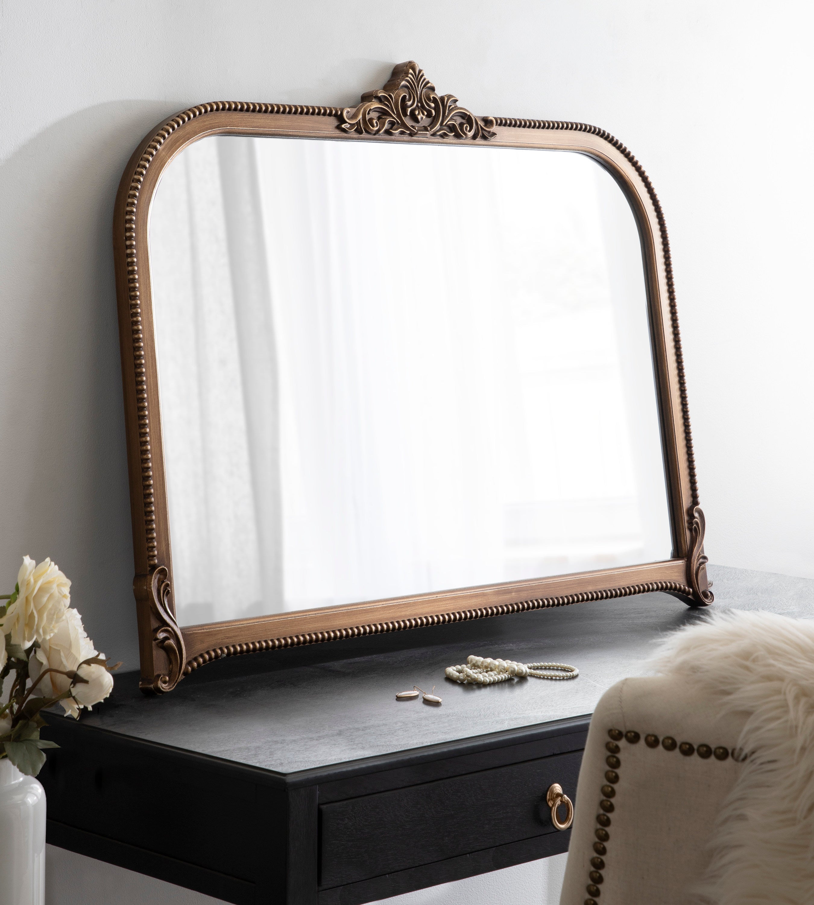 Arch Mirror 40x30 Gold 7