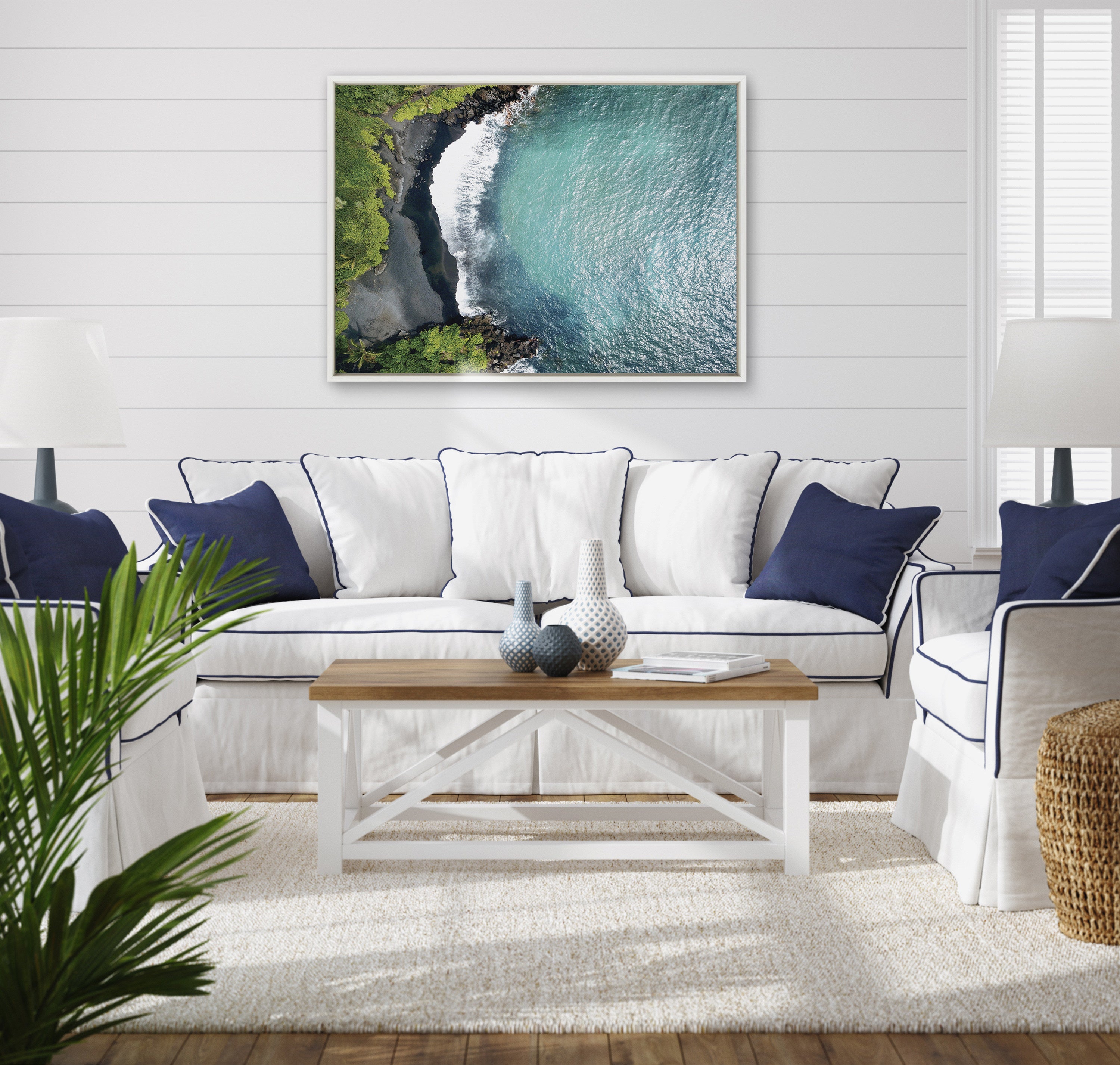 Framed Canvas Sylvie White 28x38 7