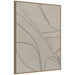 Framed Canvas Sylvie Dark Gold 32x42 1