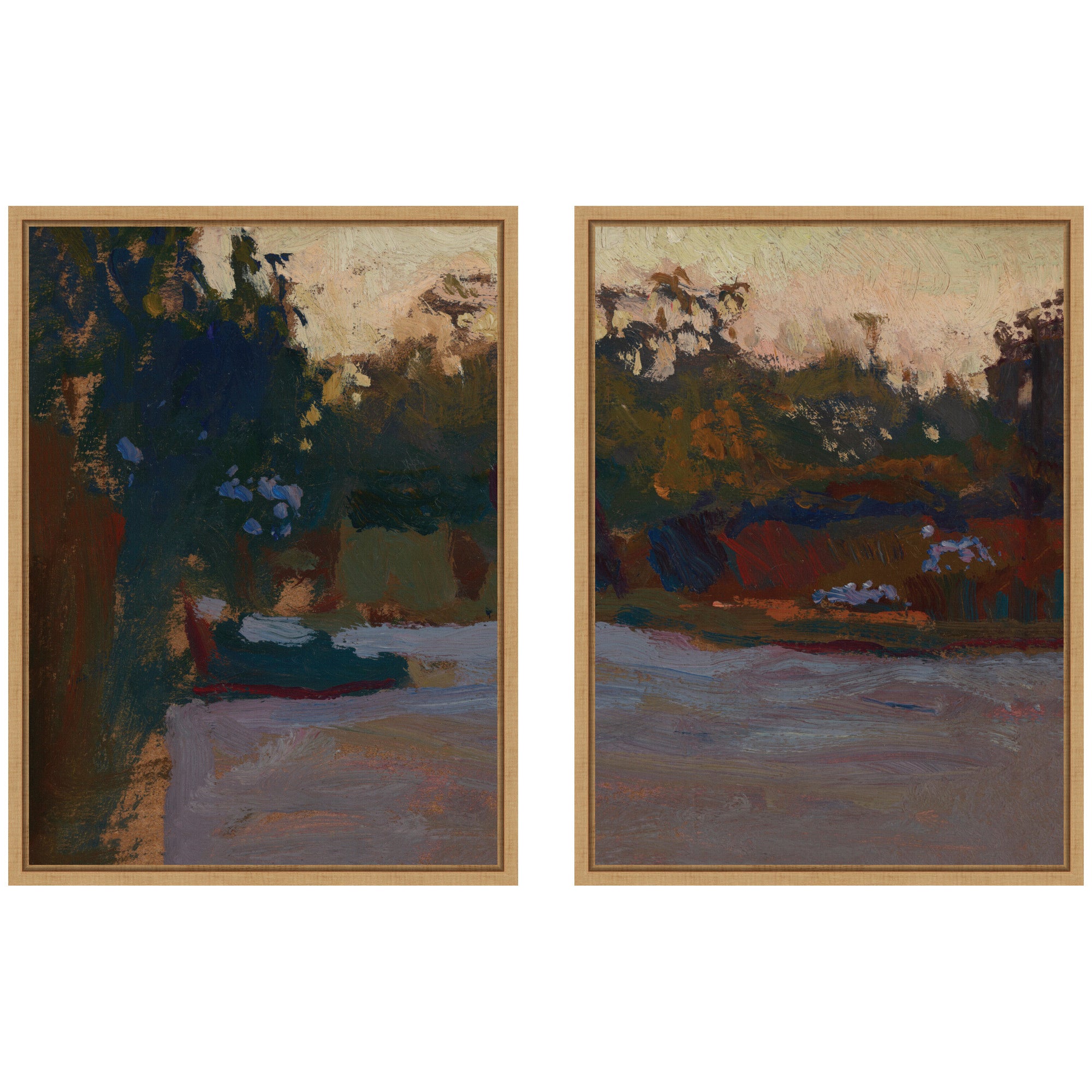 Art Set 2 Piece Set 18x24 Sylvie Natural 1