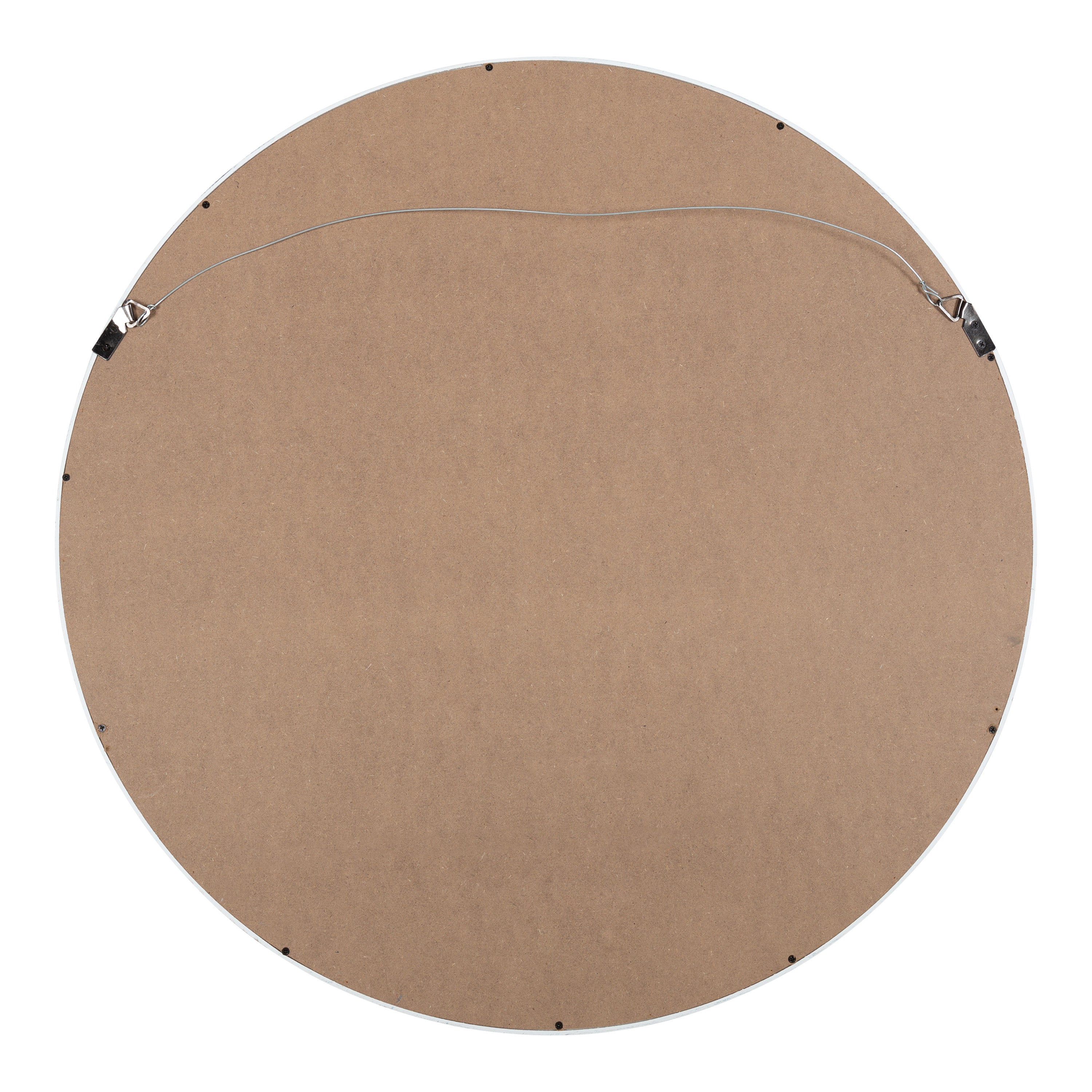Wheeler Round Framed Wall Mirror