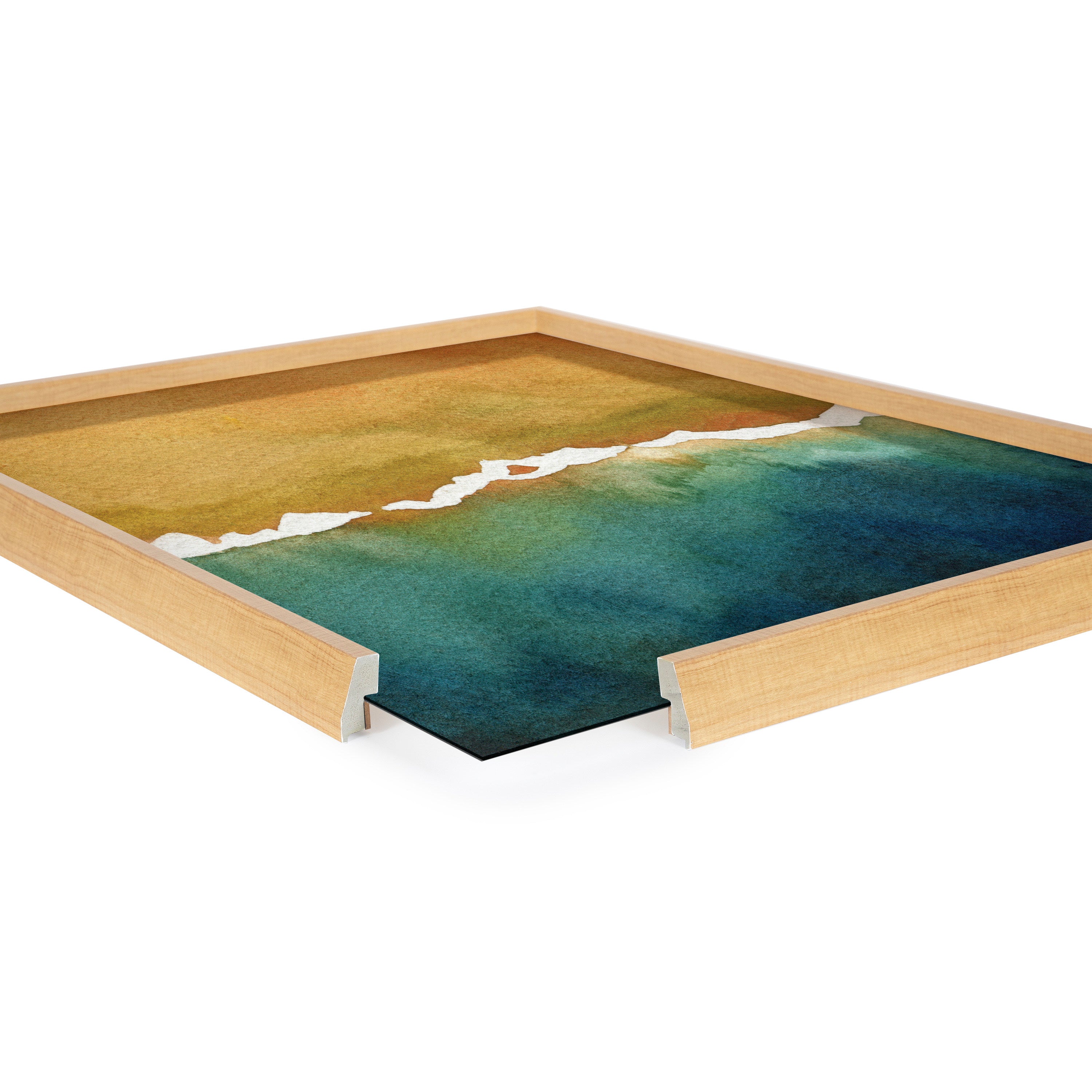 Blake Above Framed Printed Glass by Janet Meinke-Lau